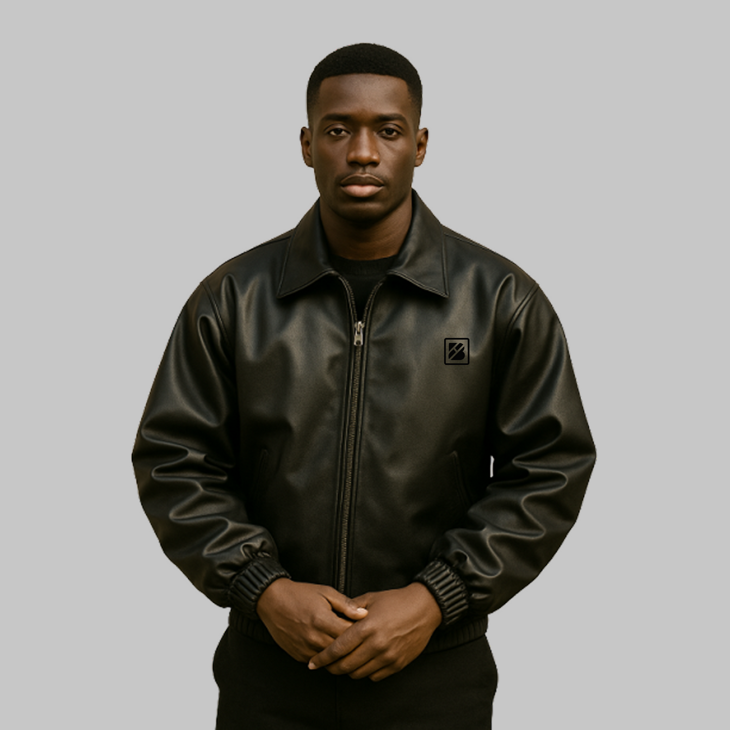 FITTED LEATHER JACKET