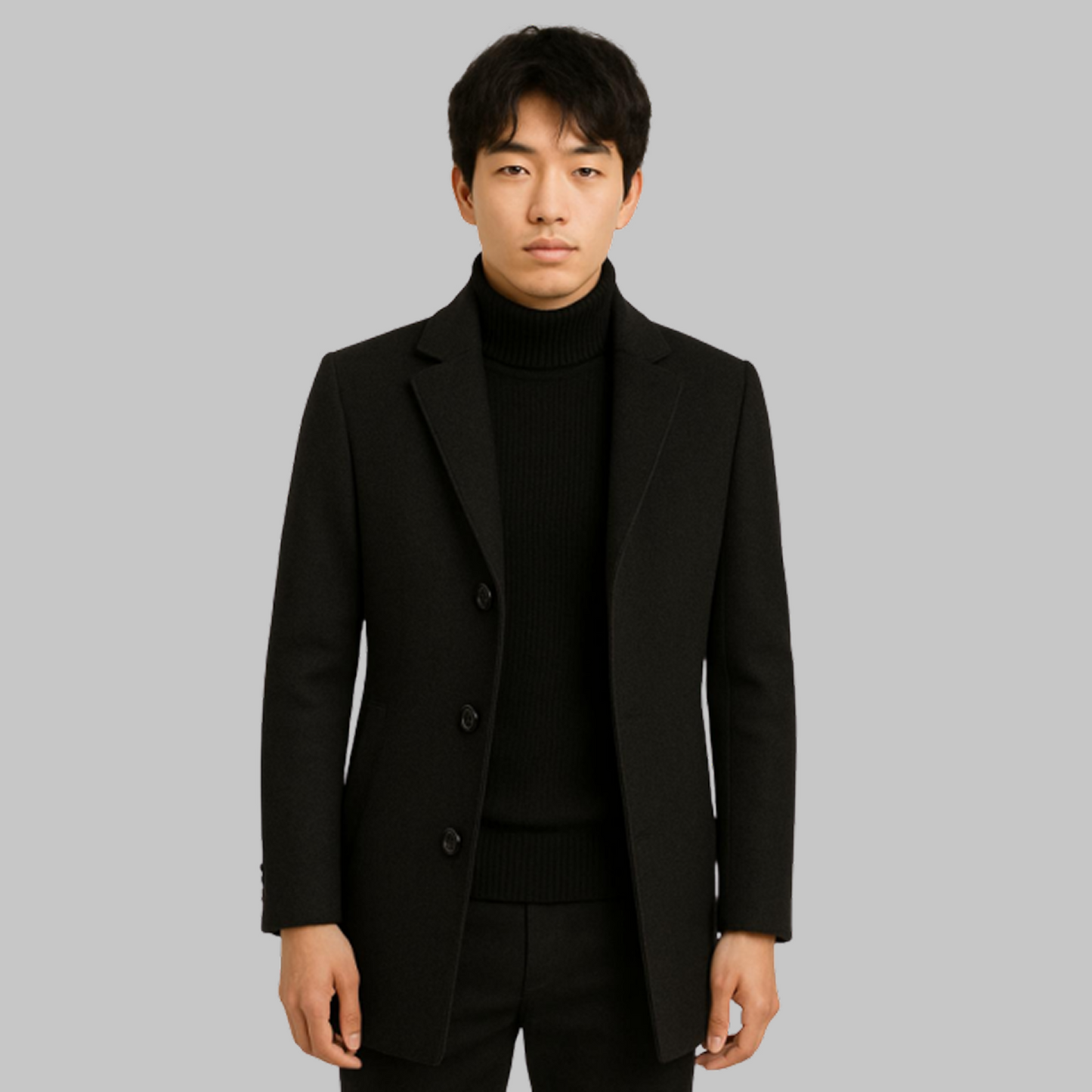 LONG SINGLE-BREASTED TRENCH COAT