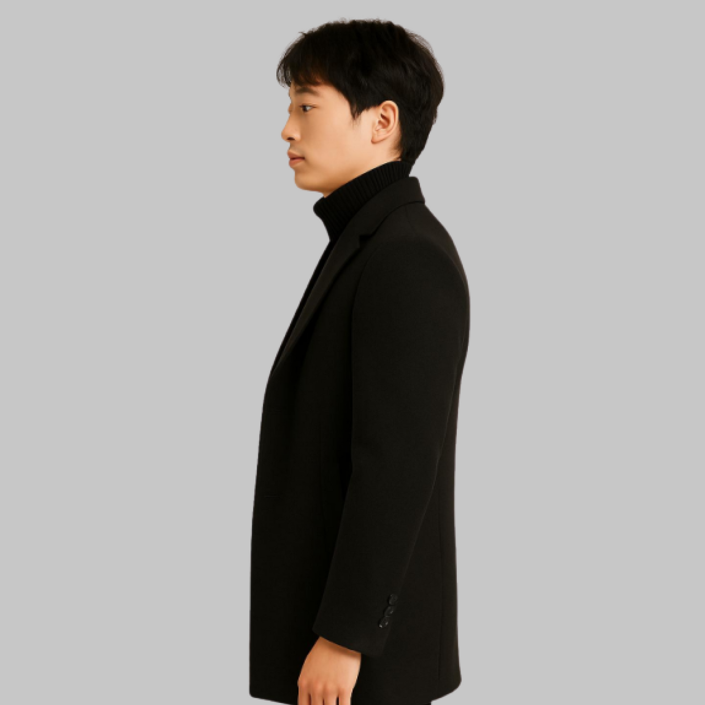 LONG SINGLE-BREASTED TRENCH COAT