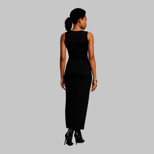 BH BOAT NECK WITH RUCHED SIDES